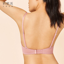 Toffee pie big backless beauty back bra big chest show small sexy lace big cup big chest big size underwear show thin woman