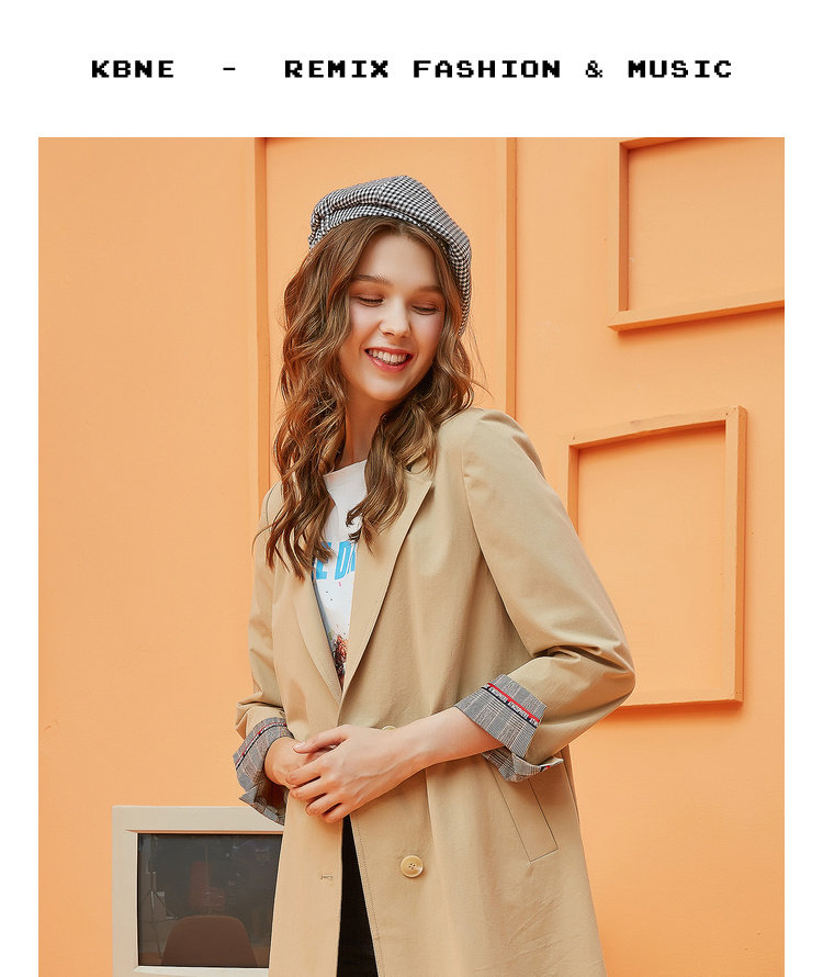 Trench pour femme KBNE     en Coton - Ref 3226654 Image 18