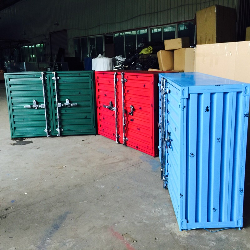 Retro industrial style container cabinet shape decoration window cabinet creative storage cabinet dining cabinet porch cabinet storage