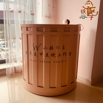 American Industrial Retro Clothing Shop Iron Art Collection Silver Desk Small Bar Desk Hotel Front Desk Consultation Desk Reception Desk