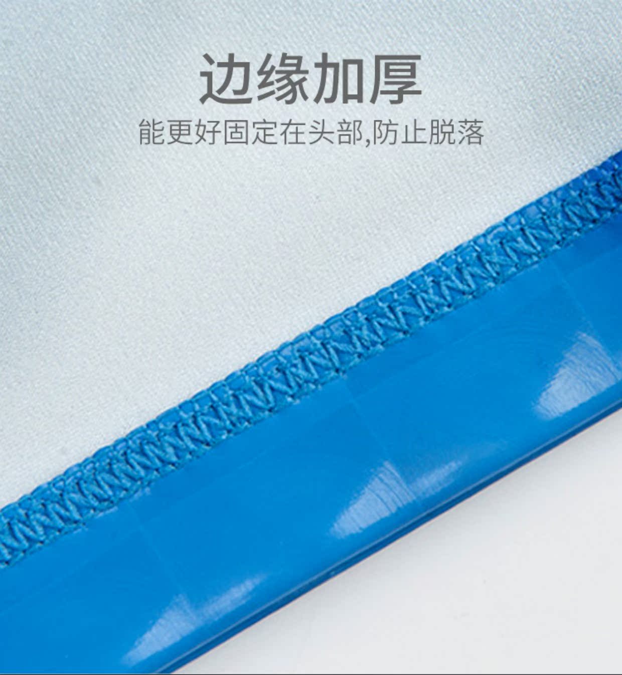 Mũ bơi Li Ning nam và nữ trẻ em người lớn silicone bơi mũ chống thấm nước đầu lớn thiết bị bơi tóc dài mũ bơi hoa