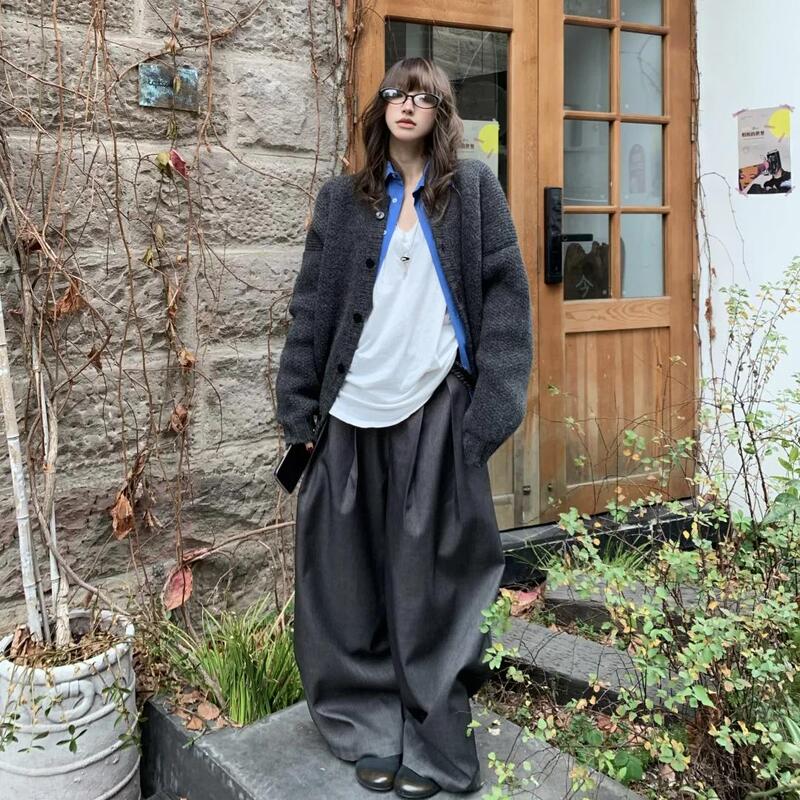 Correct Version】Oil Painting Peace Dove Cardigan Sweater