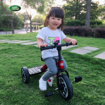 Land Rover childrens tricycle balance scooter One car dual-use baby toy bicycle Male and female children 2-5 years old