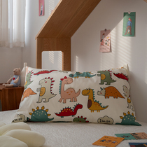 Class A 60 long suede cotton pure cotton child pillowcase 30x50cm baby cartoon 35x55cm40x60 latex pillowcase