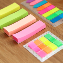 kinbor Simple color sticky notes Classification label Fluorescent file Multi-color index notice sticker Indication classification sticker