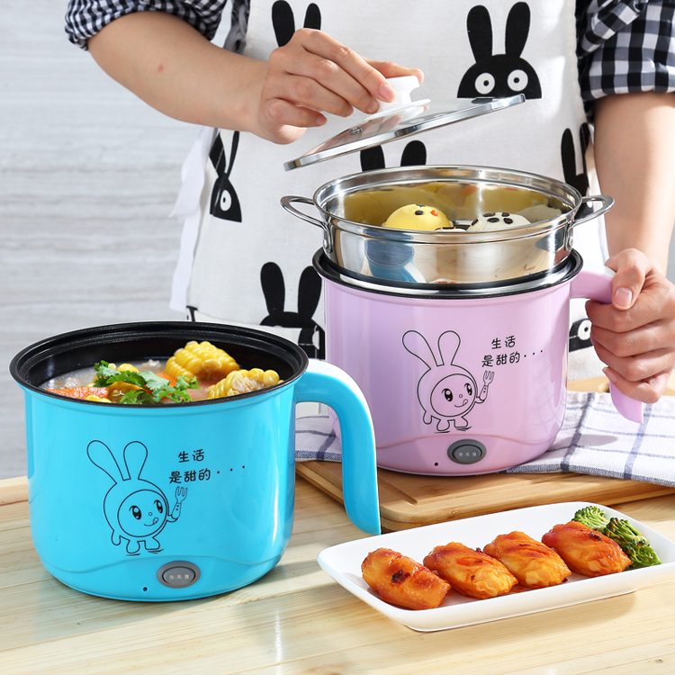 nồi lẩu mini siêu tốc Trứng hấp hai lớp trứng luộc mini máy đánh trứng tự động tắt nguồn nhỏ hộ gia đình omelette điện hấp cháo nhân tạo - Nồi trứng cả nấu mì điện máy xanh