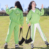 Girls Autumn Clothing 2022 New Ocean Children Spring and Autumn Clothing Girls Sport - Fall Two - piece sets