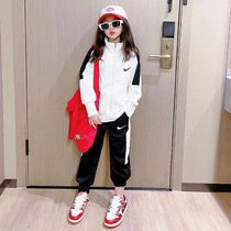 Girls Autumn Fashion Sports Clothes 2022 New Spring and Autumn Childrens Fashion Large Childrens Clothes Fall Clothes