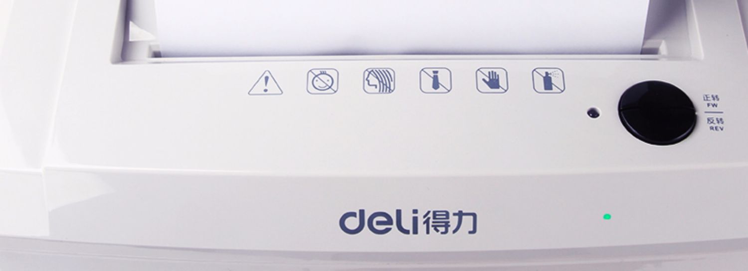 Máy hủy tài liệu thương mại Deli 9912 nhỏ 5 cấp bí mật công suất cao hộ gia đình điện thấp tiếng ồn 40 phút liên tục 6 tập tin giấy shredder hạt giấy vụn giấy thải công nghiệp - Máy hủy tài liệu máy hủy giấy silicon
