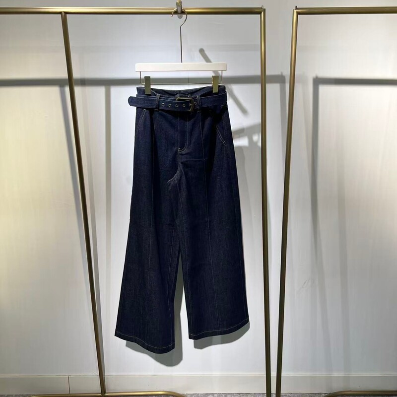 Same Style as in the Mall, 2026 Spring/Summer New Fashion Loose Fit Slimming Versatile Wide-Leg Jeans Long Pants 3H4152191