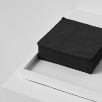 oroliving original Nordic minimalist black paper towel Solid color toilet paper toilet paper kitchen napkin 50 pieces