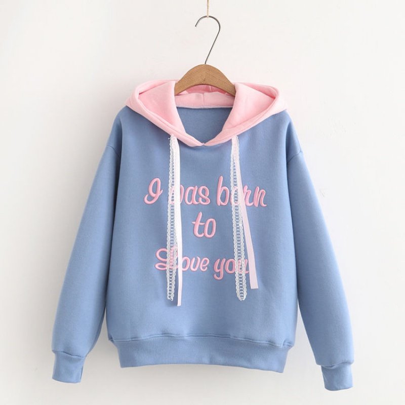 Children's Sweater Autumn Women's Personality Girls Cotton Sweater Hooded 2020 Autumn New Medium and Large Girls Korean Version Wide