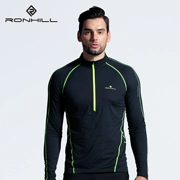 RONHILL Marathon Chạy dài tay nam Thể thao ấm áp Áo thun bó sát Tập thể dục Mặc đồ thể hình RH-001376