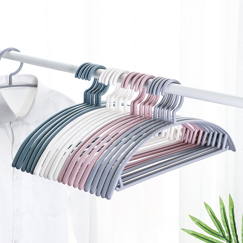 Adult Clothes Hanger Home Hanging Clothes Dorm Room Student Hanger Sub no scarring clothes hanger Clothes Clip minimalist About thickened portable sturdy