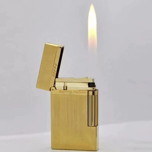 Латунная ретро старомодная зажигалка с боковым колесиком для друга, делается под заказ, подарок на день рождения