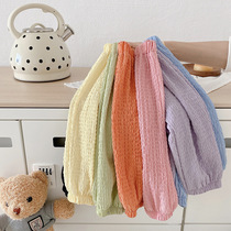 Childrens corset mosquito repellent pantsHaren pantsKorean boys casual pantsBaby breathable thin long pants big PP pants summer