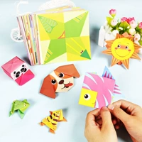 Trẻ em tự tay cắt giấy thủ công Tự làm vật liệu gói sách giáo dục origami cho trẻ em Daquan đồ chơi 3-6 tuổi - Handmade / Creative DIY búp bê búp bê