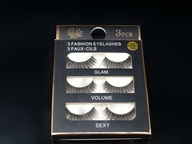 3D multi-layer multi-layer mô phỏng lông mi giả dày qua phần Châu Âu và Mỹ giai đoạn trang điểm hun khói trang điểm mắt cứng lash lông mi mi giả red cherry