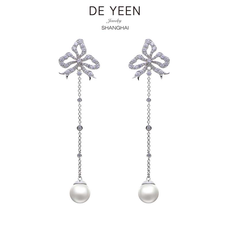Usd 236 71 Deyeen Bow Imitation Pearl Earrings Star With The Same Deyeen Bow Imitation Pearl Earrings Star With The Same Paragraph Female High End Fashion