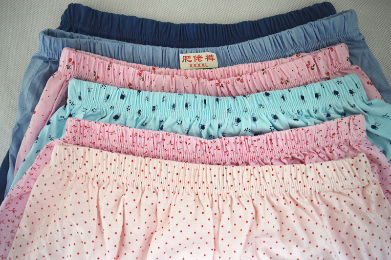 Đồ lót trung niên và già, nam và nữ, cotton, ông già, quần to, bông, phân bón, tăng, đồ lót bốn góc quần lót su