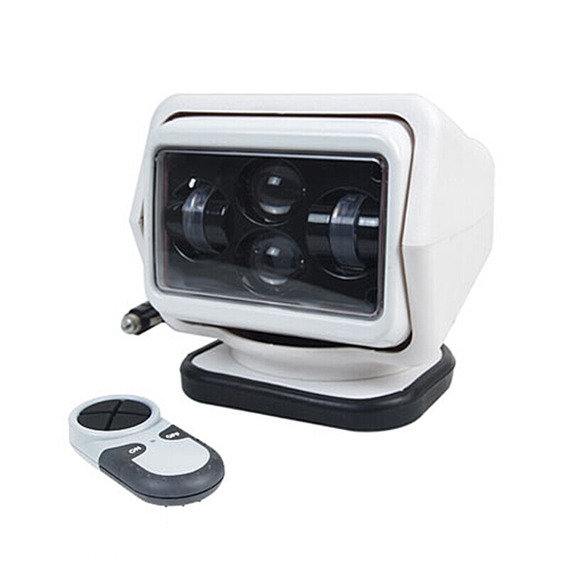 LED car searchlight off-road vehicle ceiling light remote control light search light 12v24v rotating roof spotlight lens