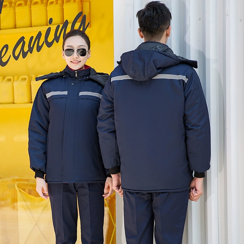 Зимняя светоотражающая удерживающая тепло куртка для работы для мальчиков, средней длины, увеличенная толщина, делается под заказ