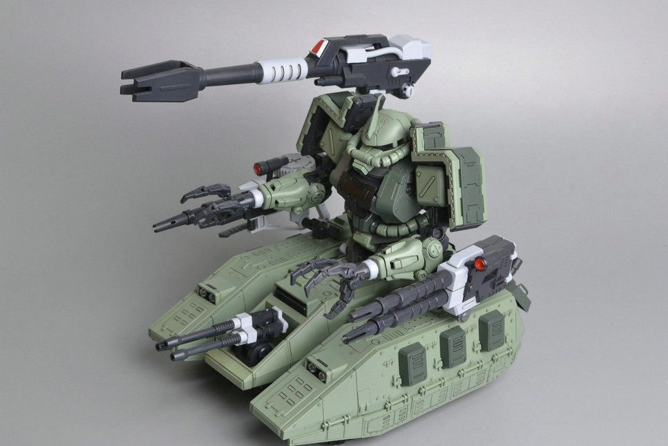 MK Motor King MG 1/100 MS-06V Zaku Tank Green Full Plastic Model
