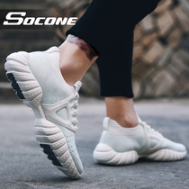 Sokoni 2018 summer mesh shoes breathable mens shoes leisure sports running shoes mens shoes Korean version of the trend white shoes