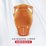 Детская белая танцующая обувь, подходит для начинающих, мягкая подошва