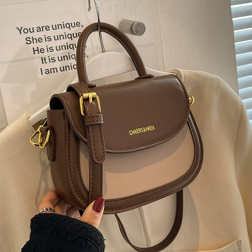 Небольшая дизайнерская небольшая сумка, демисезонная портативная сумка через плечо