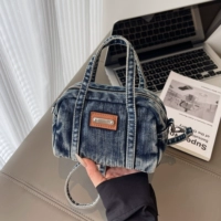 Джинсовая синяя