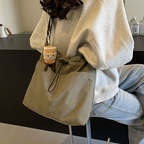 Нейлоновая вместительная и большая сумка через плечо, сумка на одно плечо