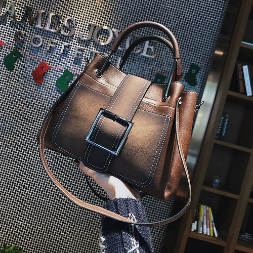 Вместительная и большая портативная сумка через плечо, премиум класс, в западном стиле, популярно в интернете