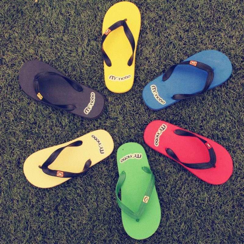 men cartoon monkey man flat flipfallops beachslippers