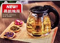 genuine  heatresistant glass teapot with filter scr