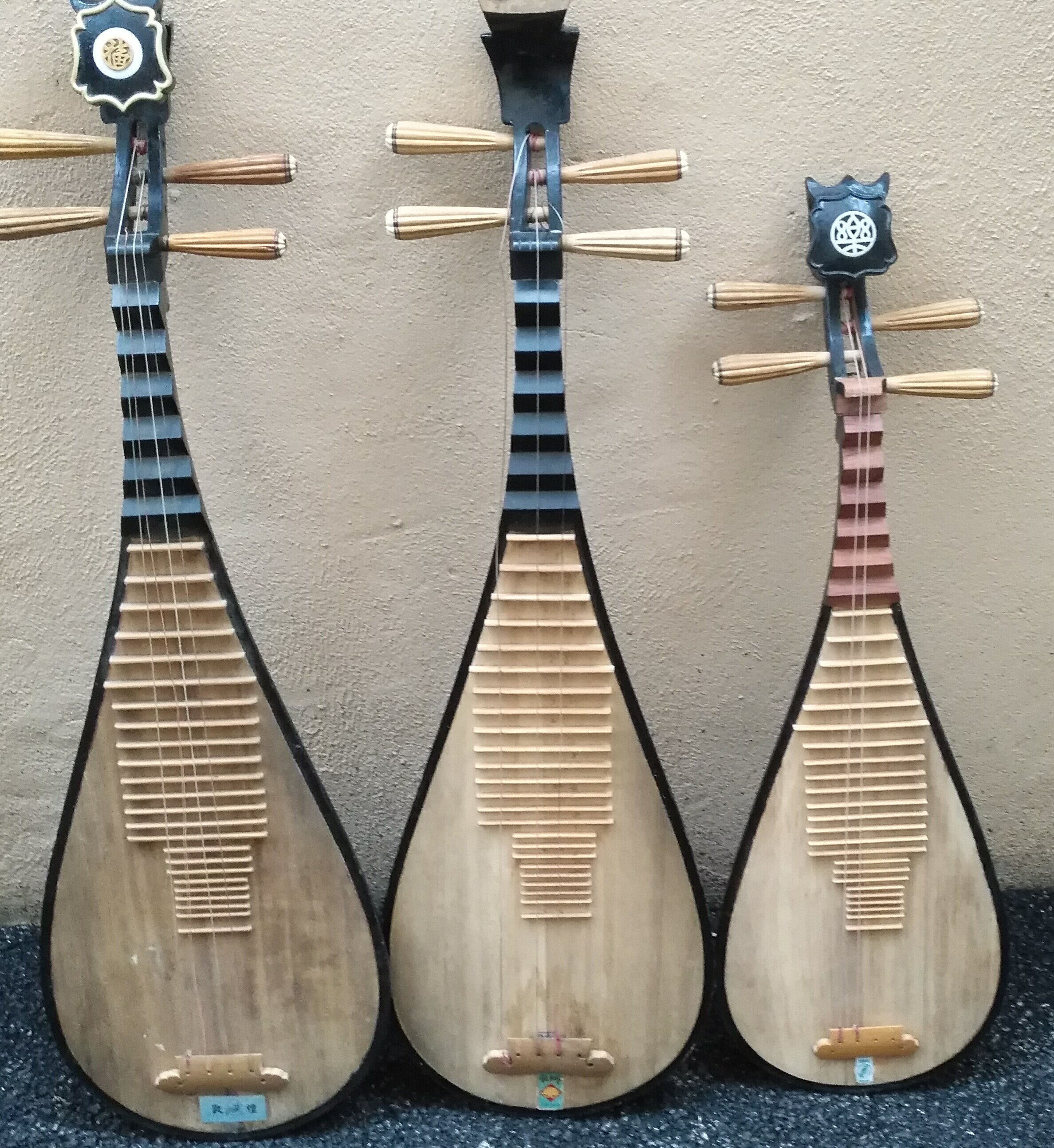 Old Shanghai second-hand pipa old Pipa Ruyi head style old instrumental folk musical instrument