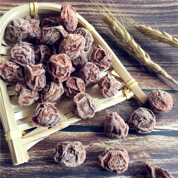 Licorice, dried plum, salt, salty, sweet and sour taste, apricot slices, meat, nine-system plums, bulk candied preserved fruit, 500g