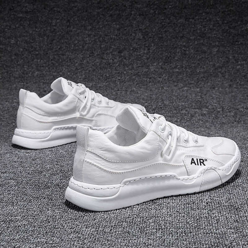 Summer BI's entry to the eye is always in a moment ~ unexpected comfort ~ high-end canvas small white XIE men's thick bottom