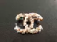 Double brooch c brooch khoai lang nhỏ sang trọng có cùng mùi thơm 泫 với cùng một chữ ngọc trai kiểu Nhật và Hàn Quốc phổ biến - Trâm cài