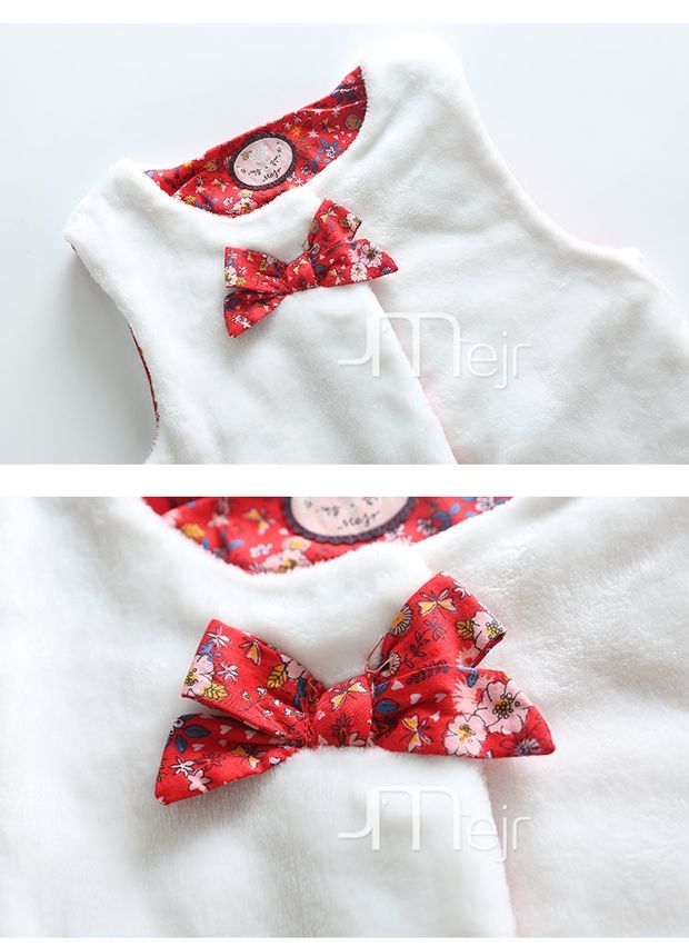 Law D * 2-10 tuổi ~ Áo len không tay mùa thu đông cho bé gái Áo hai dây hoa và cashmere quần áo gile trẻ em