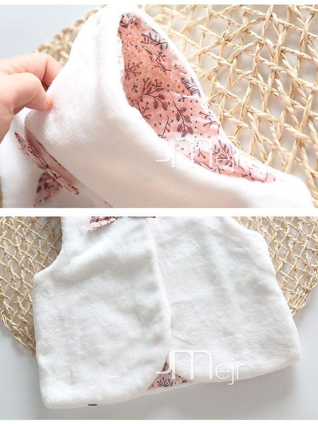 Law D * 2-10 tuổi ~ Áo len không tay mùa thu đông cho bé gái Áo hai dây hoa và cashmere quần áo gile trẻ em