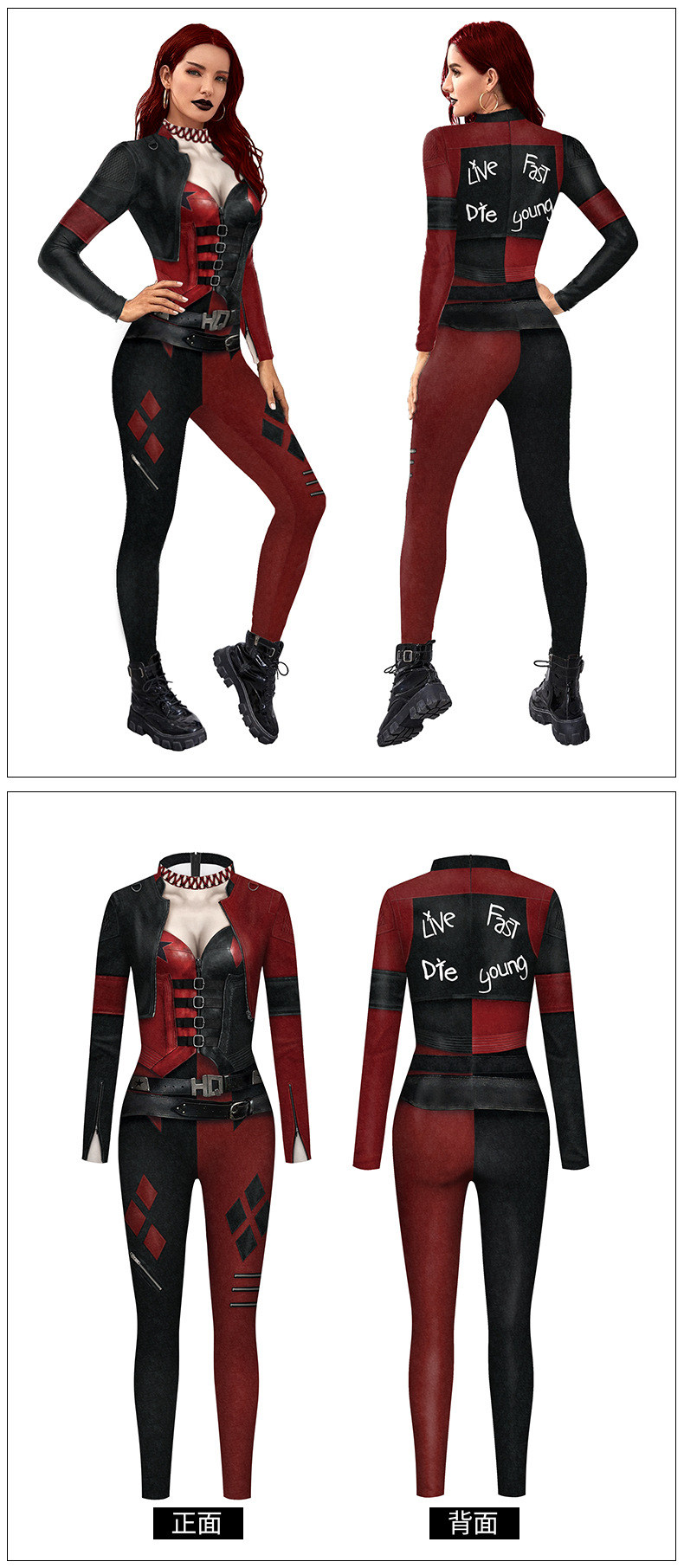 Боди/брюки women's snake print skinny casual jumpsuit女装紧身休闲连体裤