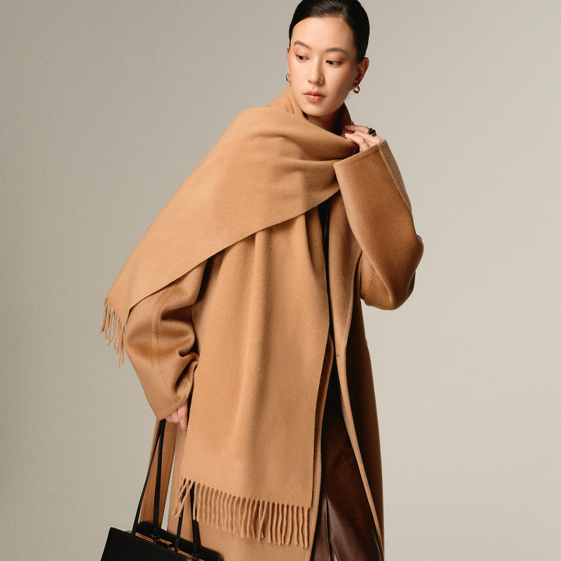 Scarf 13.8 Micron Ultra-Fine Cashmere Shawl Scarf 100% Pure Cashmere for Women G26002