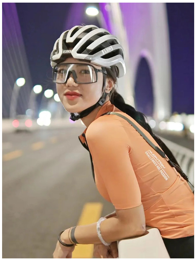 велоочки 全天候变色户外运动骑行眼镜夜骑墨镜女大框偏光防紫外线太阳眼镜 COOL