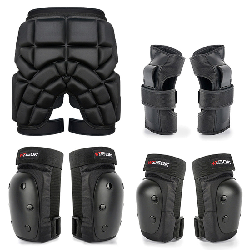 Ski Guard Kit Composition Man Women's Professional Ice Skating Veneer Anti-Fall Kneecap Hip Protection Hip Pants Butt Pad Equipped full range
