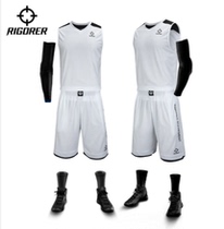 Standard basketball suit custom suit Sports student jersey team uniform retro training men and women custom printed font size