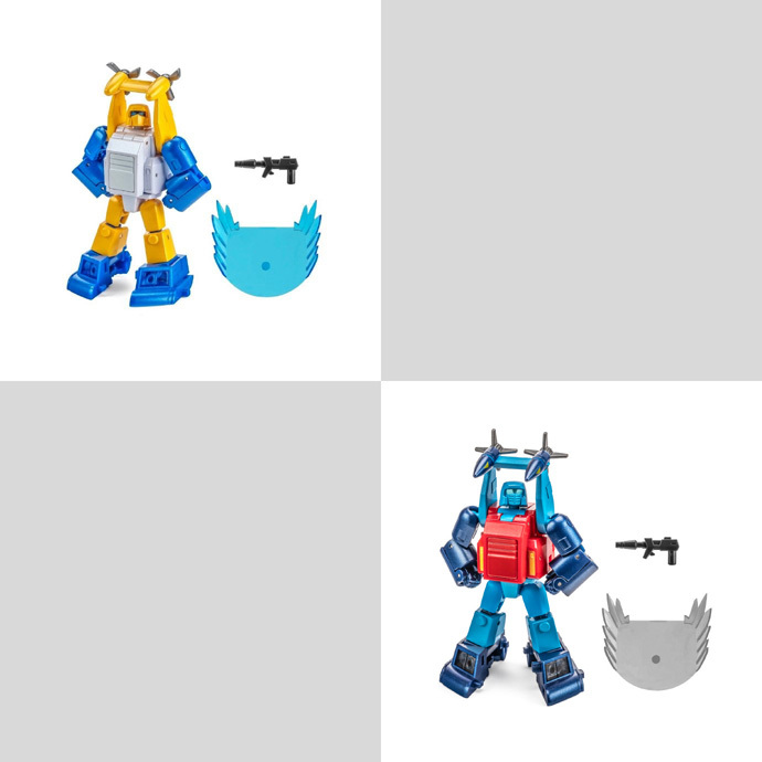 Small Scale Transforming Toys Na Newage H61 Wave H61R Rocket Boy Hovercraft Set in Stock