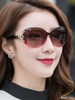Polarized Sunglasses for Women 2025 New Celebrity Fashion Trendy Anti-Uv Sunglasses Stylish Versatile Round Face Glasses