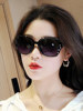 2025 New Style Sunglasses for Women, Fashionable Uv Protection Trendy Sunglasses, Retro Large Frame, Round Face, Unique and Versatile Glasses