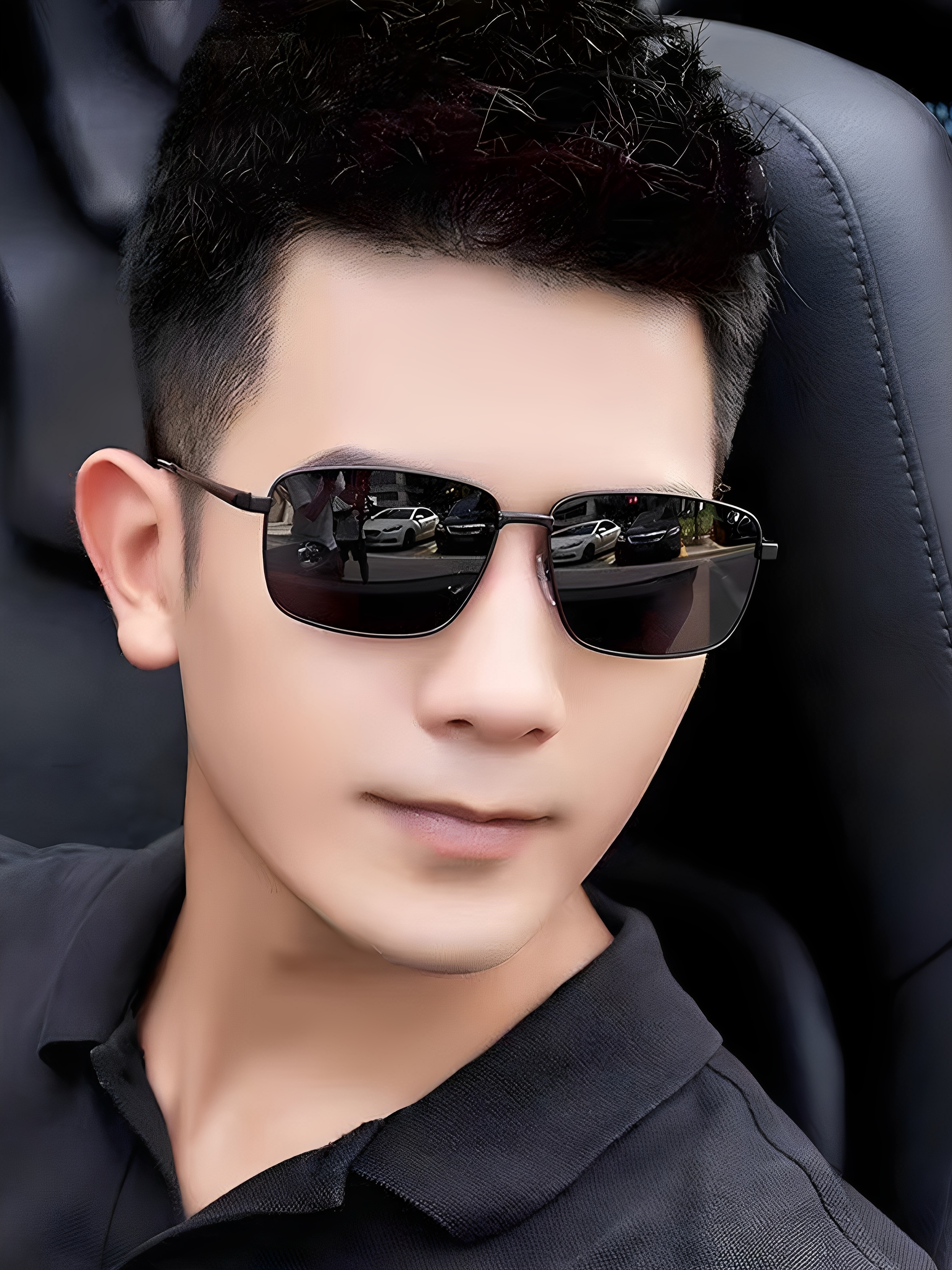 New Polarized Sunglasses for Men, Color-Changing Glasses, Anti-Uv, Driving, Fishing, Retro Style, Driving Metal Sunglasses